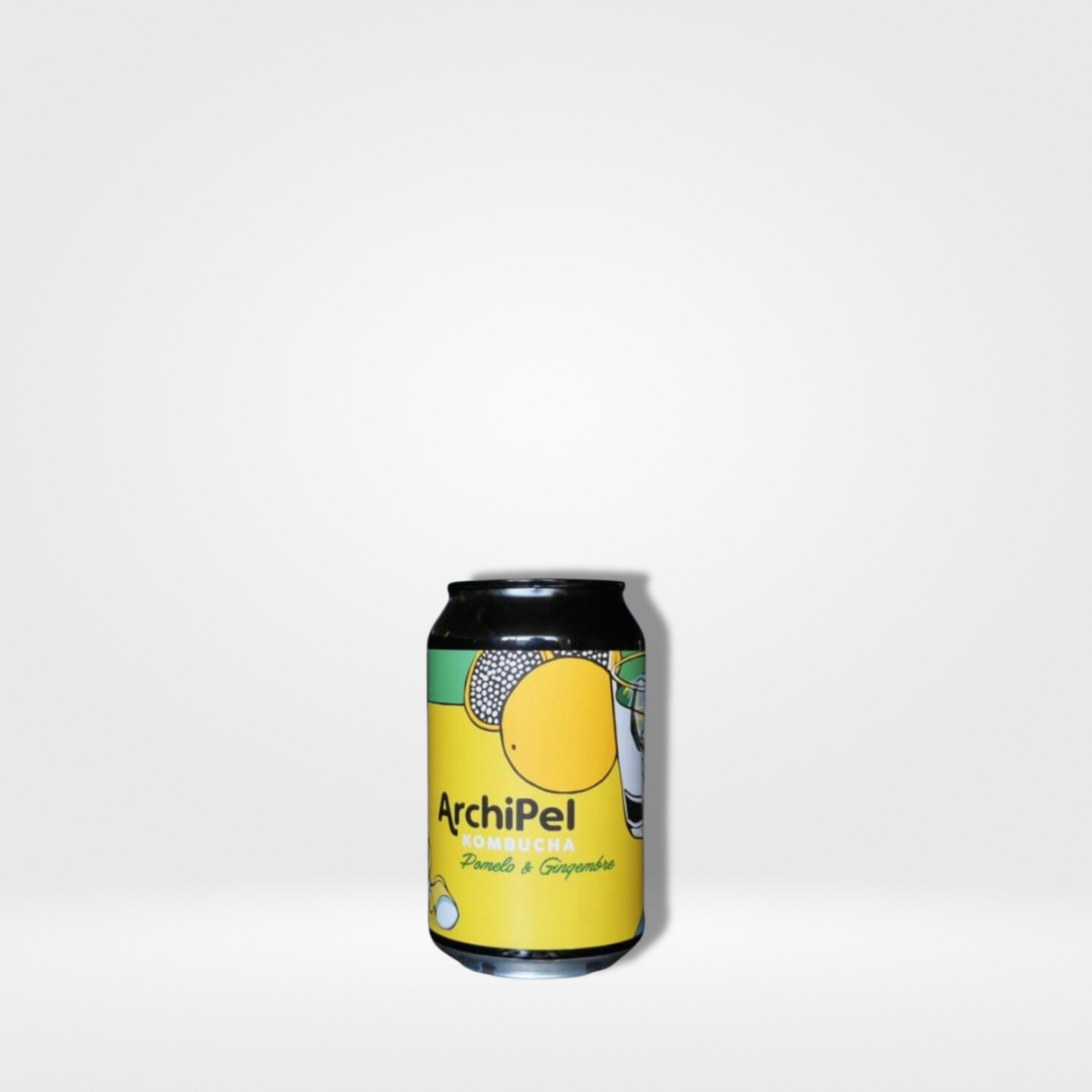 Archipel Kombucha Pomelo Gingembre bio cans - 24 x 33cl