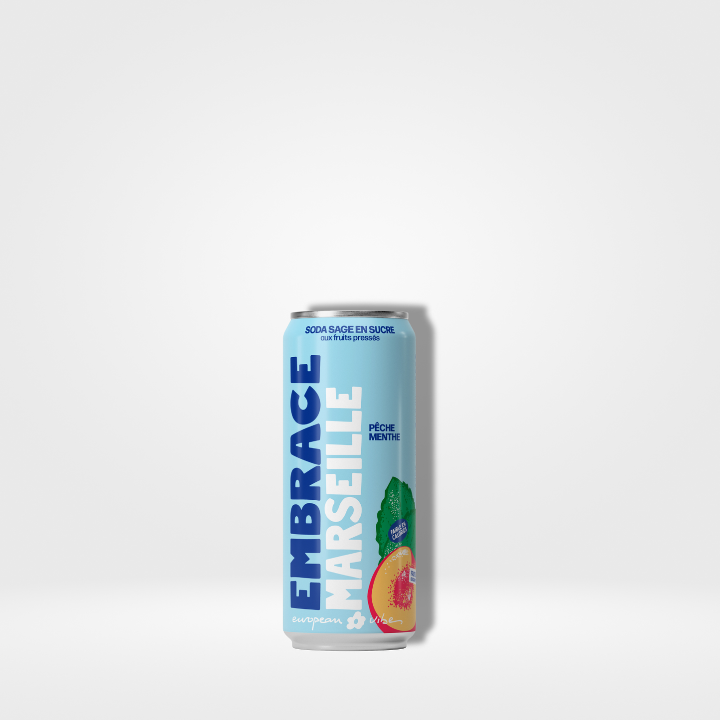 Embrace Marseille Pêche Menthe cans - 12 x 33cl
