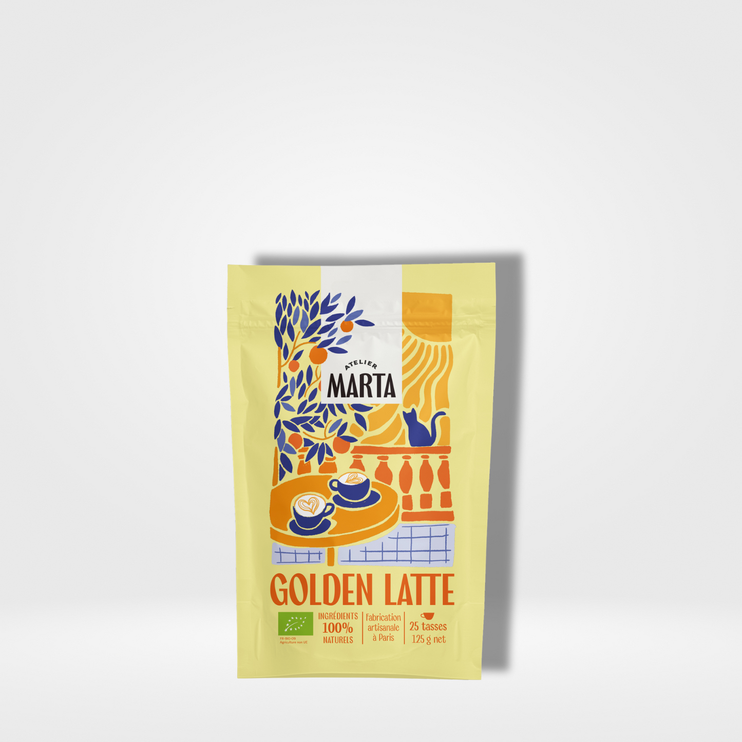 Atelier Marta Golden Latte Bio - 10 x 125g