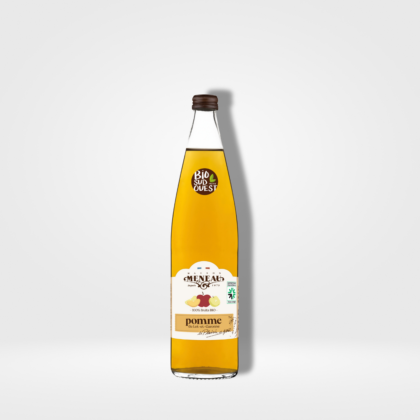Meneau Jus de Pomme Clarifié verre
