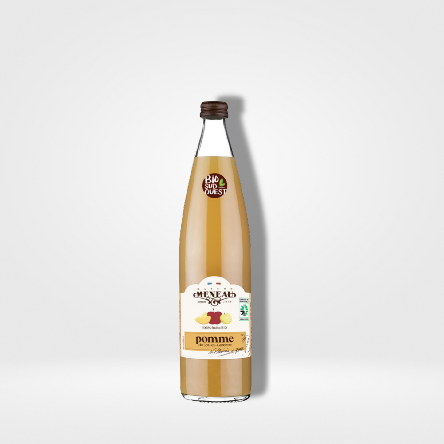 Meneau Jus de Pomme Trouble verre