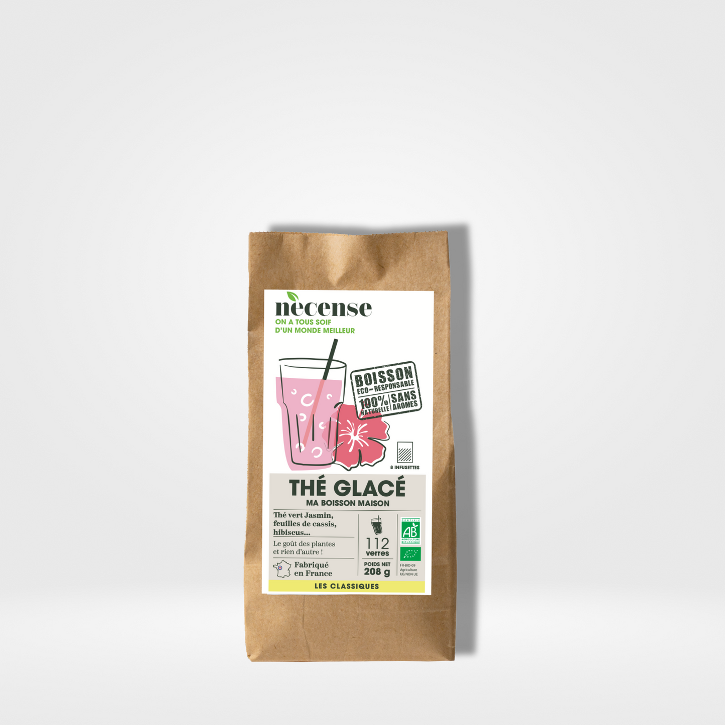 Necense Thé Glacé Bio (sachet petit format) - 1 x 0,3kg