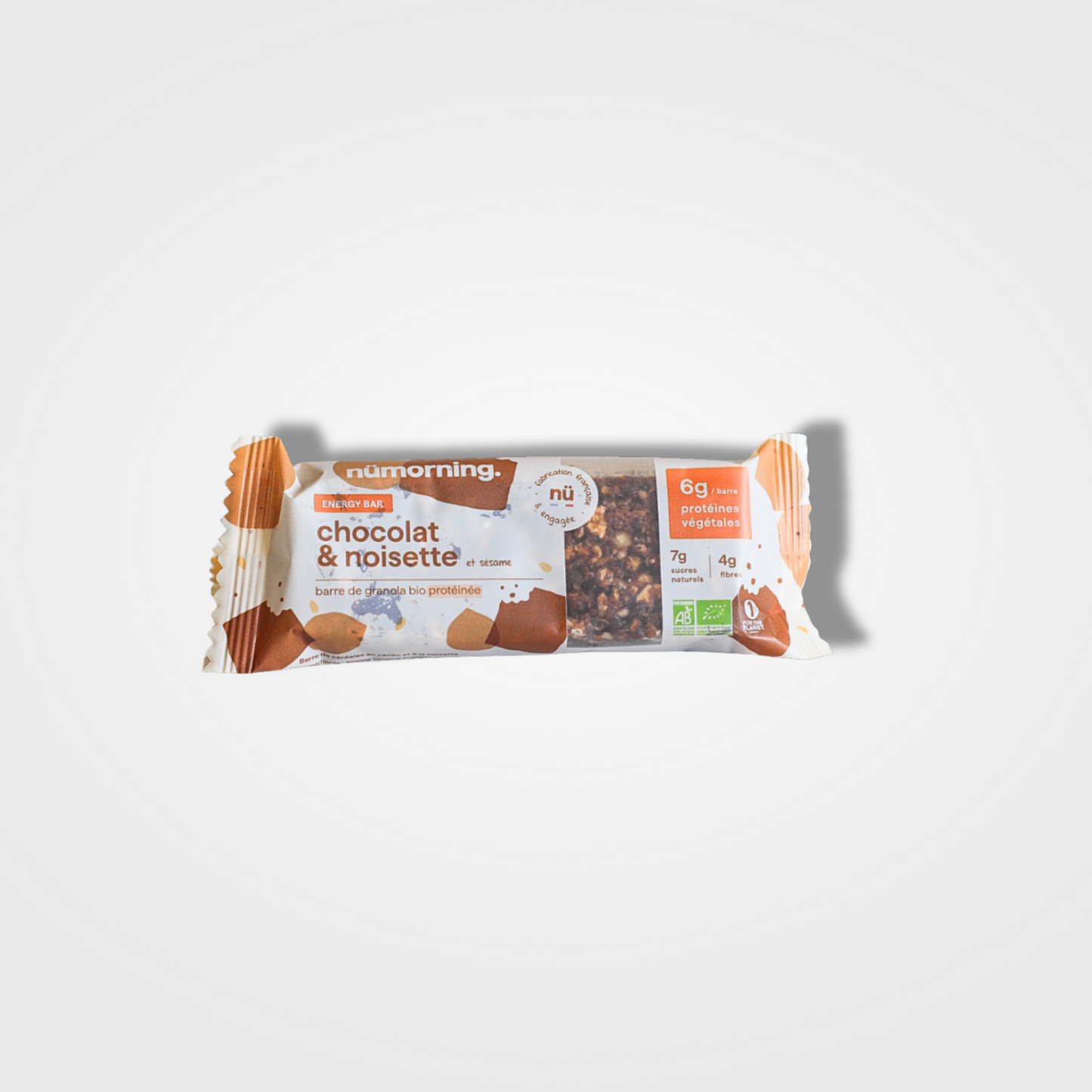 Nümorning Energy bar Noisette Chocolat