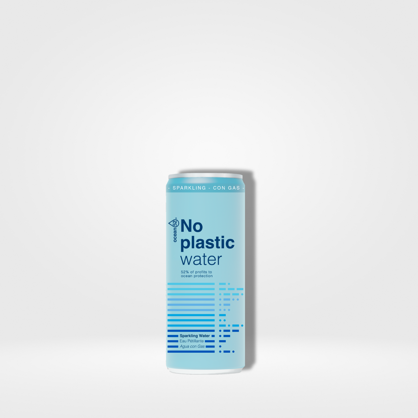 Ocean52 No Plastic Water Eau minérale pétillante - 24 x 330ml