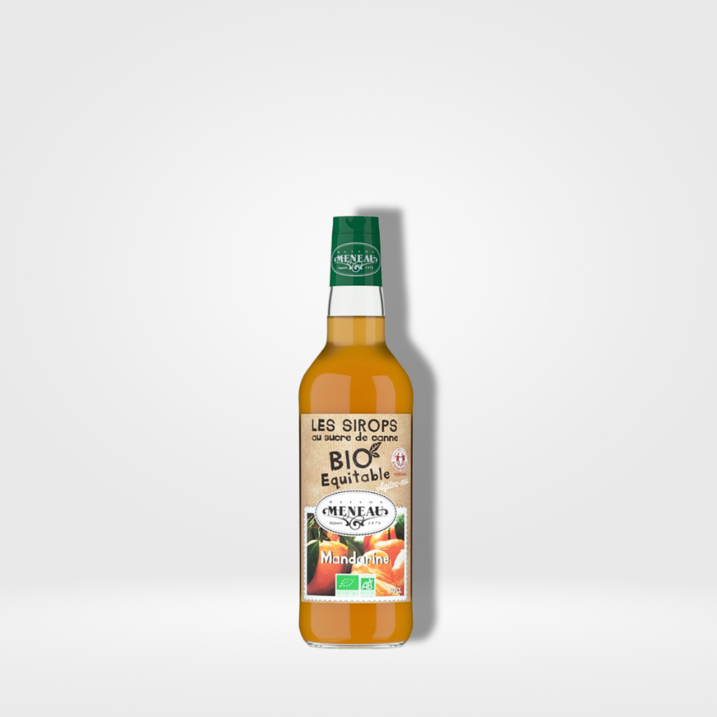 Meneau Sirop Mandarine Bio verre - 1 x 50cl