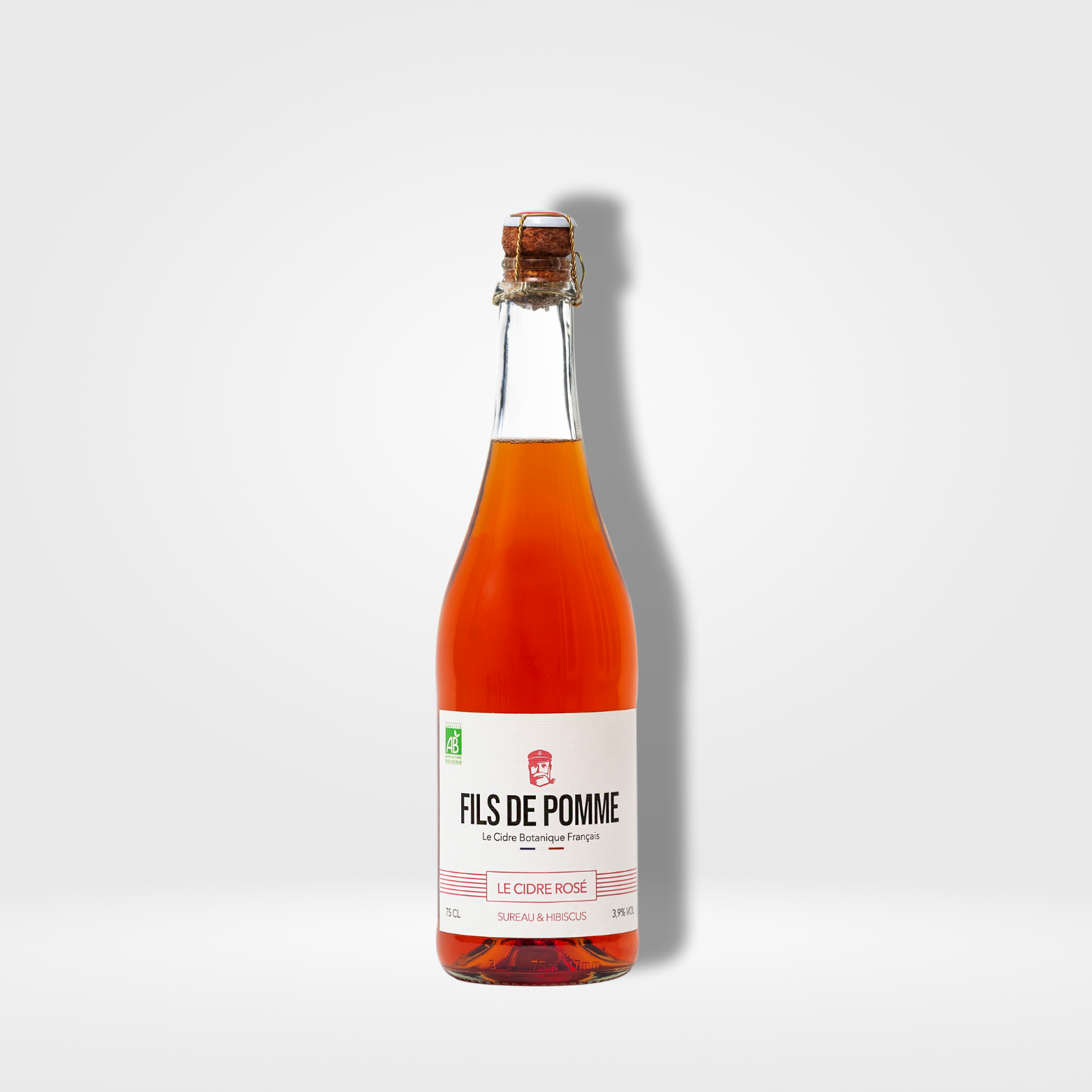 Fils de pomme Rosé Bio - La Coquette verre 6 x 75cl