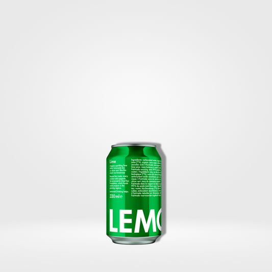 Lemonaid Citron vert bio cans