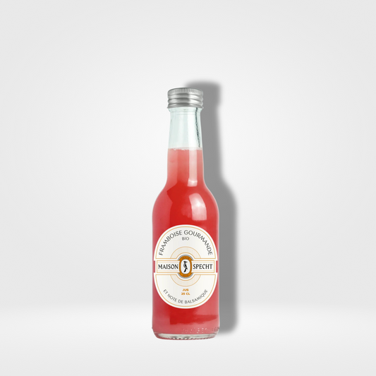 Maison SPECHT Framboise Gourmande et note de balsamique Bio