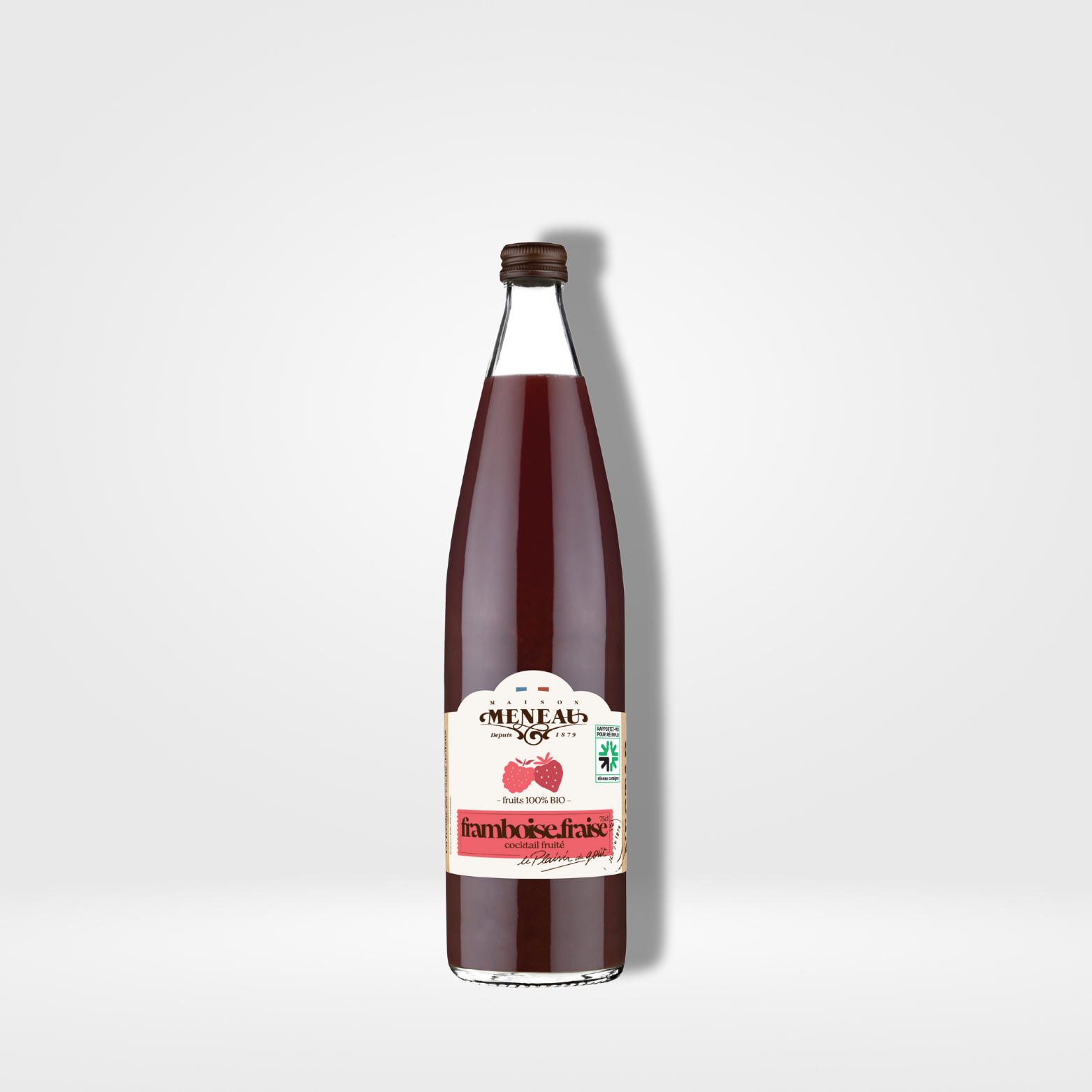 Meneau Nectar Fraise framboise verre - 6 x 75cl