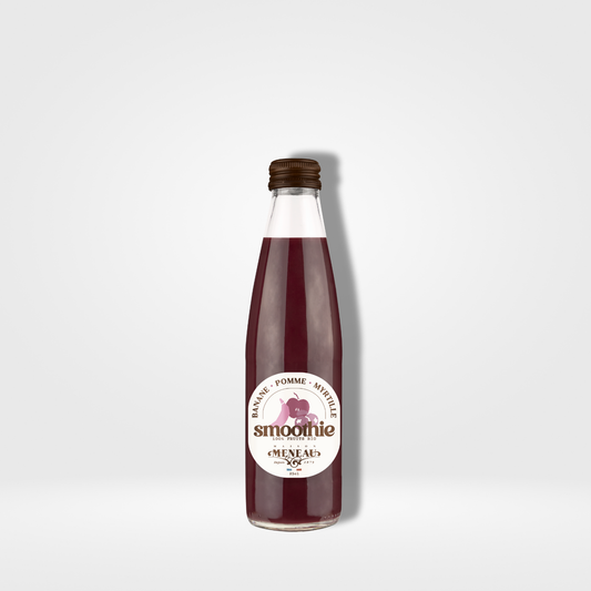 Meneau Smoothie Pomme Banane Myrtille verre - 12 x 25cl
