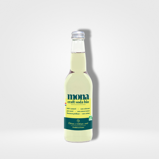 Mona Bio Citron & Citron vert verre 12 x 33cl