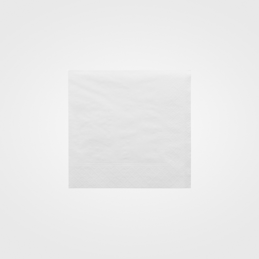 Serviettes blanches 2 feuilles